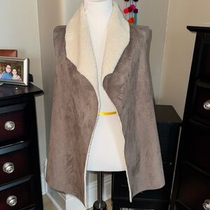 Faux Suede Vest